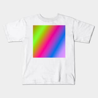 BLUE GREEN PINK YELLOW ABSTRACT TEXTURE Kids T-Shirt